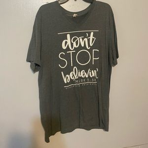 Don’t stop believing t shirt